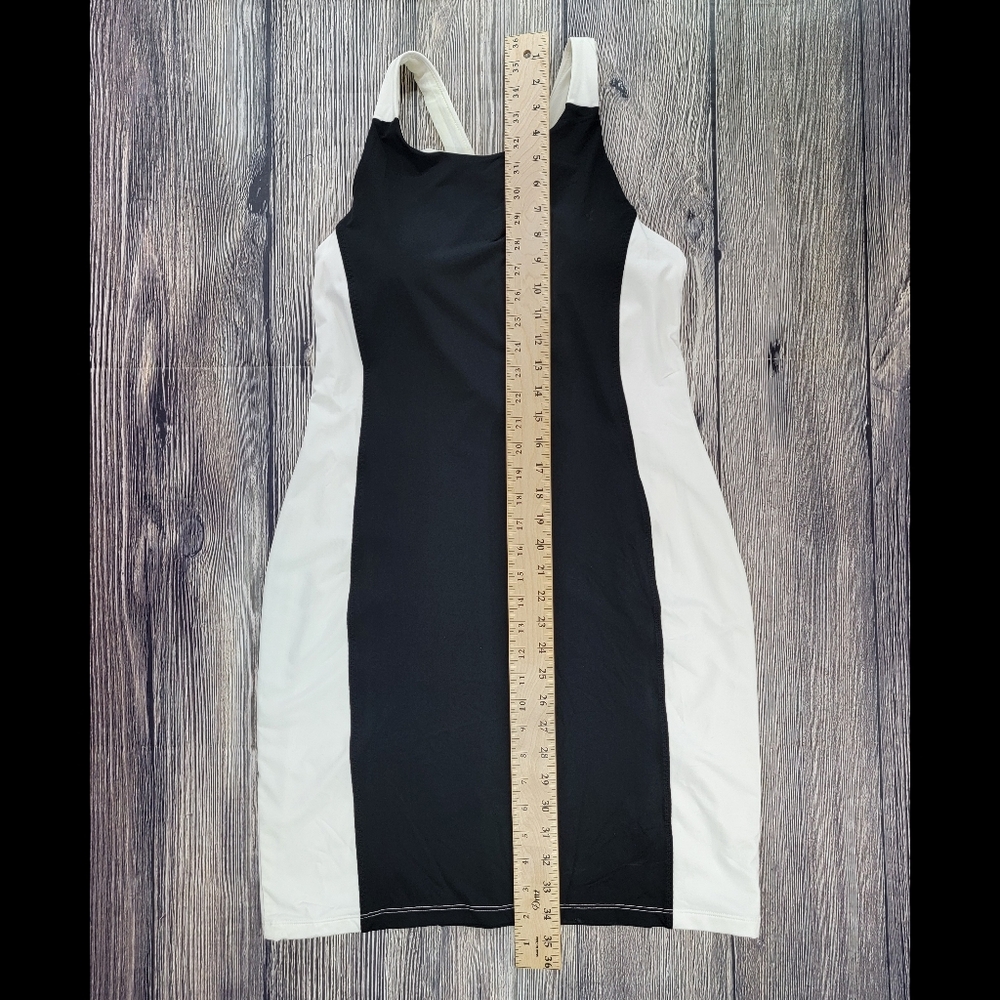 Athleta Black and White Colorblock Swim Dress - Picture 11 of 11